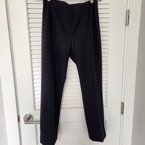 VINCE Women's Stitch Front Seamed Pant Black - Size Large